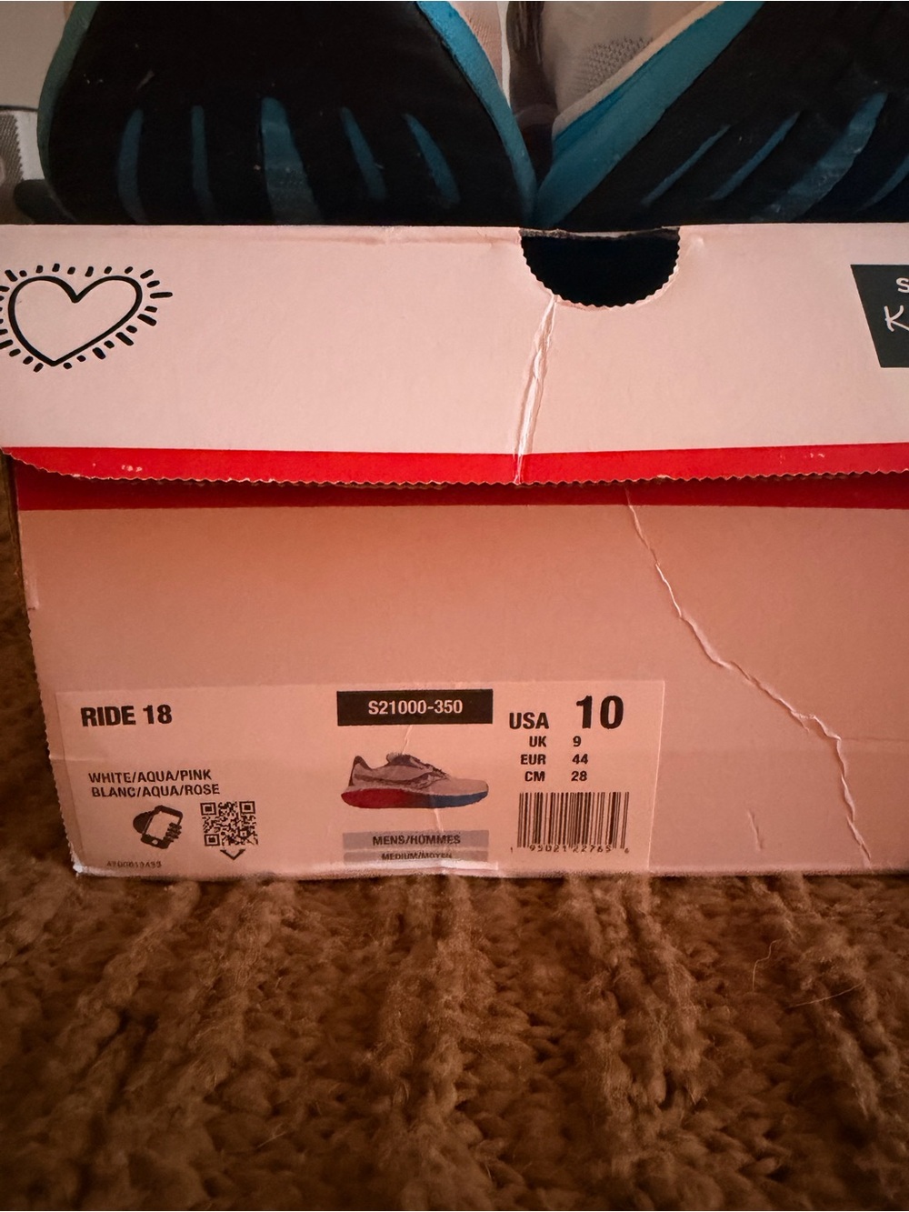 Men’s Saucony x Keith Haring Ride 18 - Picture 7 of 8